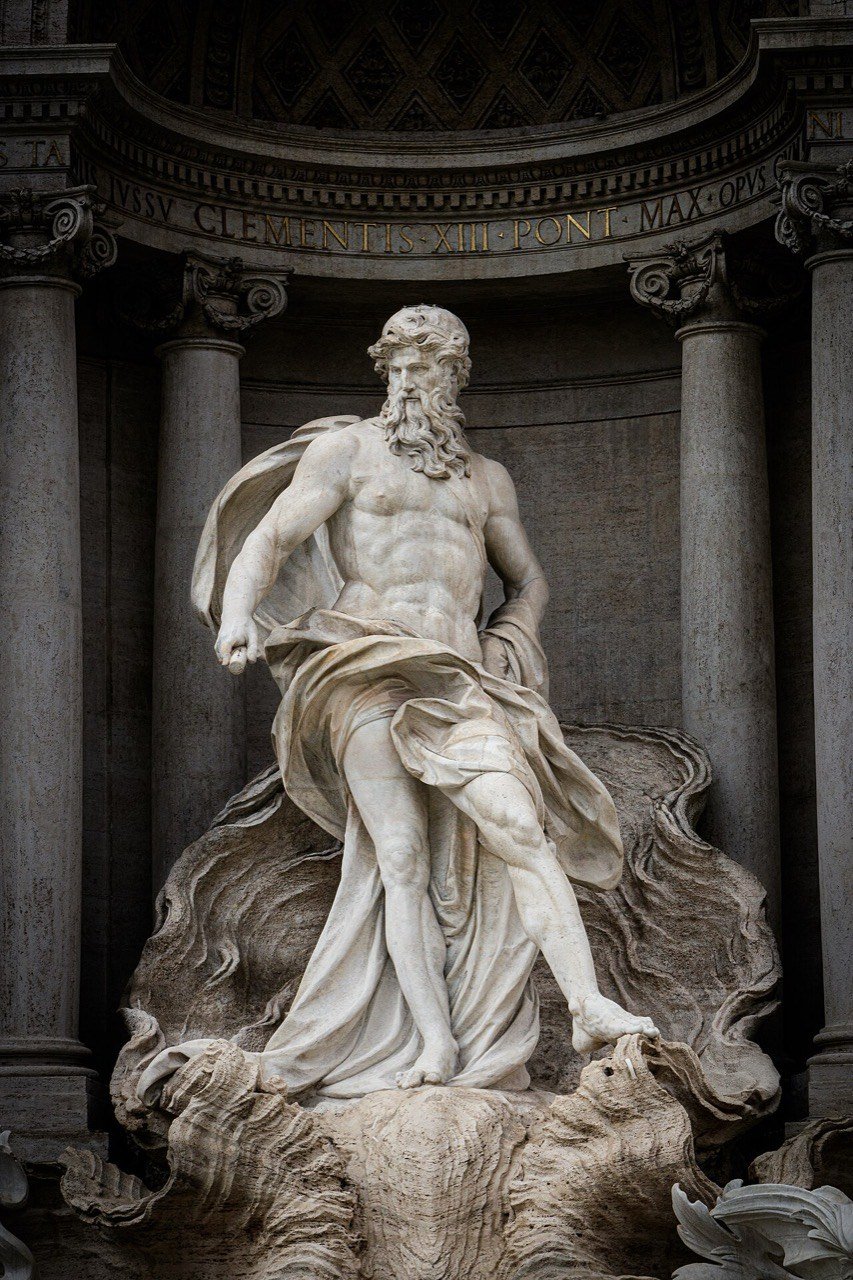 Trevi Fountain in Rome, Italy
