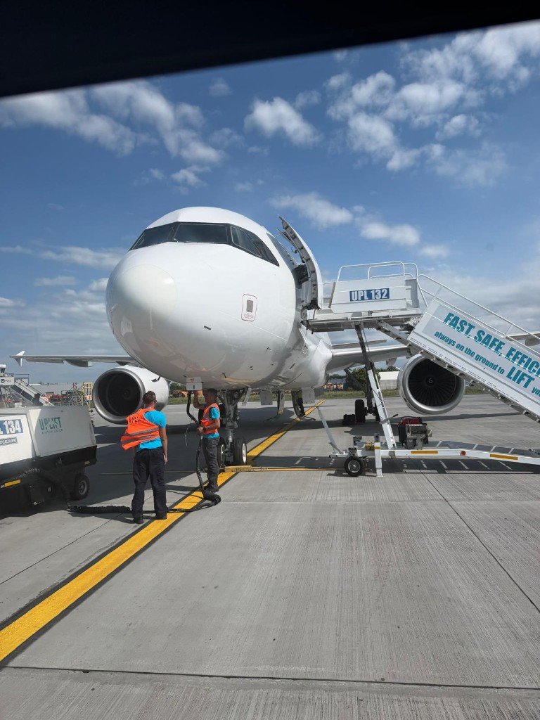 Aircraft ready for boarding